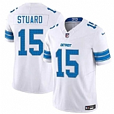 Men & Women & Youth Detroit Lions #15 Grant Stuard White 2025 F.U.S.E. Vapor Limited Stitched Jersey,baseball caps,new era cap wholesale,wholesale hats
